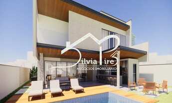 Imagem 2: Belíssimo sobrado na planta de alto padrão à venda em Indaiatuba SP no condomínio Villa Do