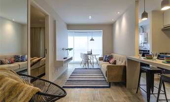 Imagem 5: Cube Campo Belo Apartamento 1 dormitório mobiliado próx metrô Berrini Brooklin Moema Itaim