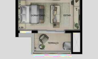 Imagem 5: Studio para venda com 27 metros quadrados com 1 quarto em Vila Nova Conceição - São Paulo