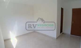 Imagem 6: )(- Linda casa nova com 3 quartos terraço quintal gramado e duas vagas em bairro Recanto