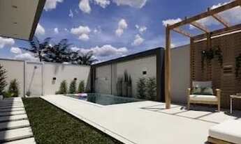 Imagem 5: Casa térrea c fino acabamento no passaredo 210m 03 suítes e área gourmet e piscina fase de