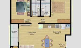 Imagem 5: Lindo apto com 2 dormitórios na praia dos Ingleses