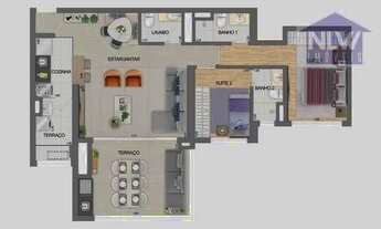 Imagem: Apartamento com 2 dormitórios à venda