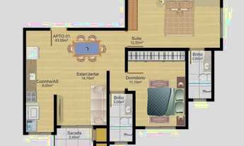 Imagem 7: Lindo apto com 2 dormitórios na praia dos Ingleses