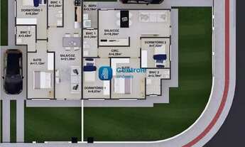 Imagem 2: JMR - Casa com 3 dormitórios 1 suíte, 2 vagas no Novo Bela Vista/ Palhoça