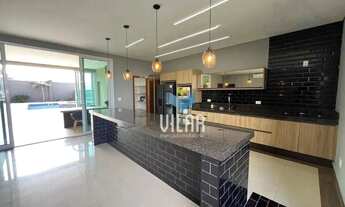 Imagem 3: Casa com 4 dormitórios para alugar, 348 m² por R$ 17.117,15/mês - Alphaville Nova Esplanad