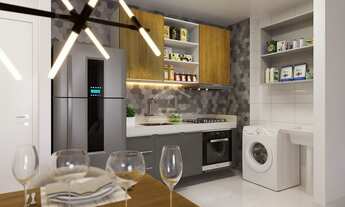 Imagem 6: Apartamento no Turu de 53m² Varanda e Sala de Estar e Jantar 02 Quartos MKT10TR102668