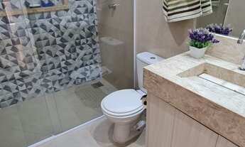 Imagem 7: Casa na laje em condomínio lote 400m c/ 3 quartos suítes piscina churrasqueira rua 08 Vice