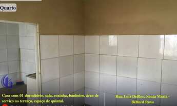 Imagem 4: Casa para Locação em Belford Roxo, Santa Maria, 1 dormitório, 1 banheiro