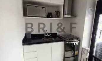 Imagem 3: Apartamento para locação 48m², 1 quarto, varanda, 1 vaga de garagem e mobiliado. Pinheiros