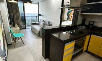 Imagem 5: Oportunidade, lindo apartamento, andar alto, vista livre pro mar, mobiliado e decorado, co