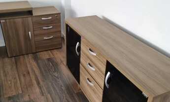 Imagem: Sala comercial já com mobília para aluguel