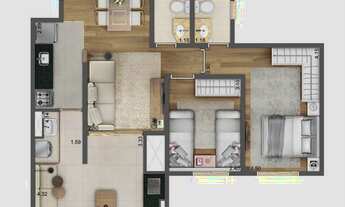 Imagem 7: Apartamentos à venda em Santana 67 e 80 m² \ 2 ou 3 dormitórios c suíte \ 1 ou 2 vagas