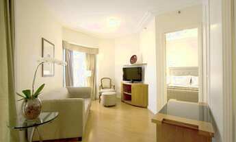 Imagem 4: Lindo Flat Alto Padrão no Itaim Bibi com 02dorms 01 vaga 52m² No Pool