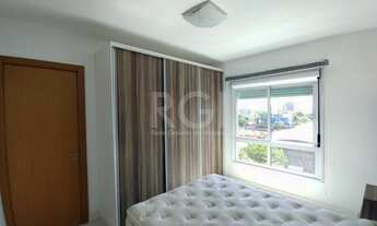 Imagem 6: Apartamento mobiliado, 57m2, 1 suite, 1 vaga, lareira e churrasqueira, localizado no bairr