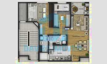 Imagem 2: Apartamento a venda em Curitiba | 55m² | 2 quartos