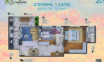 Imagem 3: Apartamento com 2 dormitórios à venda, 79 m² por R$ 537.632,00 - Parque Industrial - São J