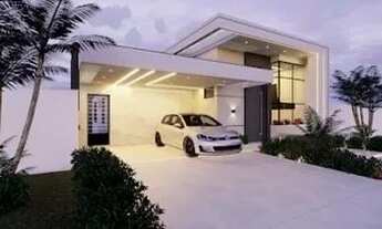 Imagem 3: Casa térrea c fino acabamento no passaredo 210m 03 suítes e área gourmet e piscina fase de