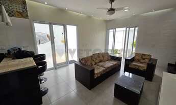 Imagem 3: Sobrado com 3 dormitórios para alugar, 160 m² por R$ 6.000,00/mês - Condomínio Verde Mar