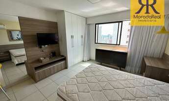 Imagem 6: Apartamento com 1 dormitório para alugar, 25 m² por R$ 2.300,00/mês - Boa Viagem - Recife