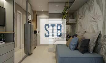 Imagem: Apto 1 quarto já com projeto de interiores