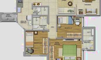 Imagem 3: Apartamento 3/4 na graça