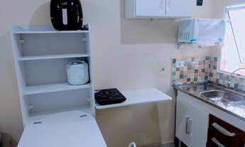 Imagem 2: Studio Mobiliado com opção de receber equipado Novo de primeiro uso, 300 mts da estação d