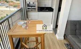 Imagem 4: Apartamento mobiliado com 1 dormitório para alugar, 43 m² por R$ 3.130/mês - Nova Redentor