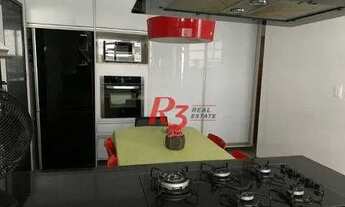 Imagem 2: Apartamento com 3 dormitórios à venda, 172 m² por R$ 795.000,00 - Gonzaga - Santos/SP