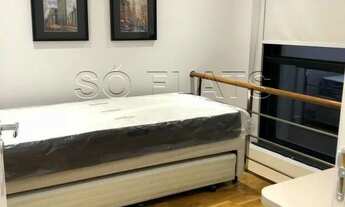 Imagem 5: Duplex disponível para locação com 2x dorms, todo mobiliado em Moema próximo do Shopping I