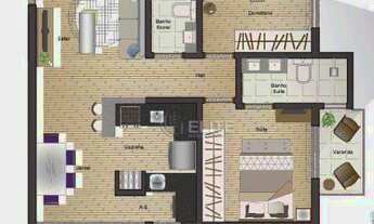 Imagem 4: Apartamento com 2 dormitórios para alugar, 62 m² - Jardim - Santo André/SP
