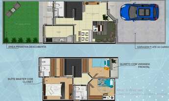 Imagem 4: Casa para venda com 2 quartos em Cachoeira - São José da Lapa - MG