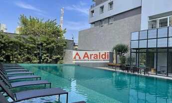 Imagem 3: Apartamento com 1 dormitório para alugar, 70 m² por R$ 6.799,46/mês - Cidade Monções - São