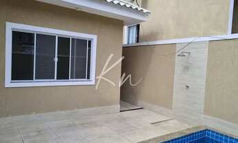 Imagem 7: Casa de condomínio linear medindo 150m2 com 3 quartos área gourmet