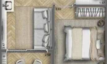 Imagem: Apartamento com 1 dormitório à venda