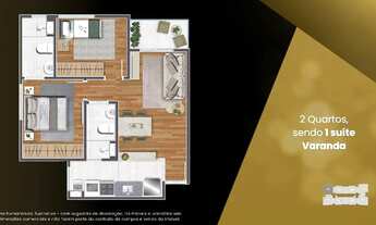 Imagem 4: Golden Ville Residence - Apartamentos 2 quartos com Lazer - Maria Paula