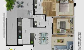 Imagem 5: Apartamento à venda, 2 quartos, 1 suíte, 2 vagas, Castelo - Belo Horizonte/MG