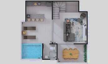 Imagem: Cobertura dúplex com 2 vagas de garagem