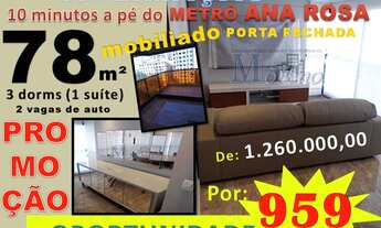 Imagem: Apto PORTA FECHADA com 78 m² com 3 dorms