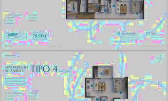 Imagem 7: Apartamento para Venda em Balneário Piçarras, ITACOLOMI, 2 dormitórios, 2 suítes, 3 banhei