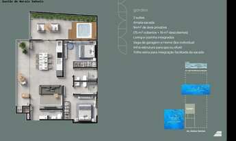 Imagem 7: Apartamento para Venda em Balneário Piçarras, ITACOLOMI, 2 dormitórios, 2 suítes, 3 banhei