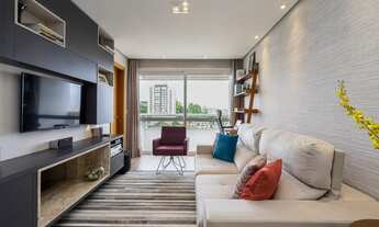 Imagem 2: Na Castro Alves, 100m da Goethe e Parcão - 10ª andar, Starosta - suíte, lareira, lavabo e