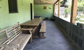 Imagem 2: Guaratiba-RJ-sítio 10.500m-piscina-Campo-Lago de peixes-2 casas