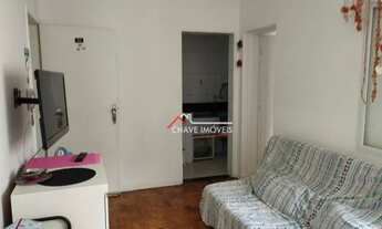 Imagem 2: Apartamento com 1 dormitório para alugar, 50 m² por R$ 1.800,02/mês - Embaré - Santos/SP