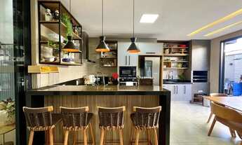 Imagem 5: Casa com 3 dormitórios à venda, 147 m² por R$ 1.190.000,00 - Condomínio Valência - Ribeirã