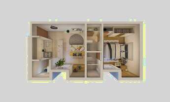 Imagem 2: Imóvel para aluguel tem 43 metros quadrados com 1 quarto em Barro Preto - Belo Horizonte