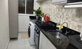 Imagem 2: Apartamento de dois dormitórios semi mobiliado com duas vagas no Moradas club Canoas