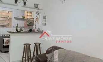 Imagem 2: Apartamento com 2 dormitórios à venda, 68 m² por R$ 298.000 - Campo Grande - Santos/SP