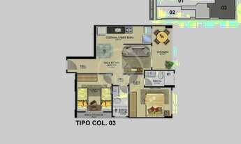 Imagem 4: EXCELENTE APARTAMENTO A VENDA NA PLANTA, COM 100 MIL DE SINAL RESTANTE EM 80 VEZES DIRETO