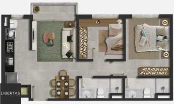 Imagem 4: Apartamento com 2 dormitórios à venda, 73 m² por R$ 710.000,00 - Passo d'Areia - Port